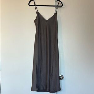 Wilfred Slate Slip Dress